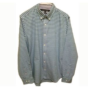 Tommy Hilfiger Men's Size M Plaid Dress Shirt